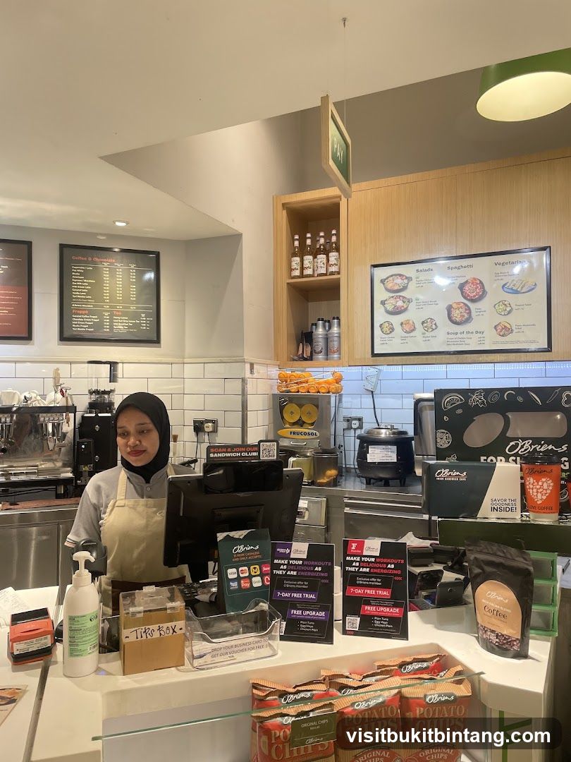 Counter at O'Briens Irish Sandwich Cafe