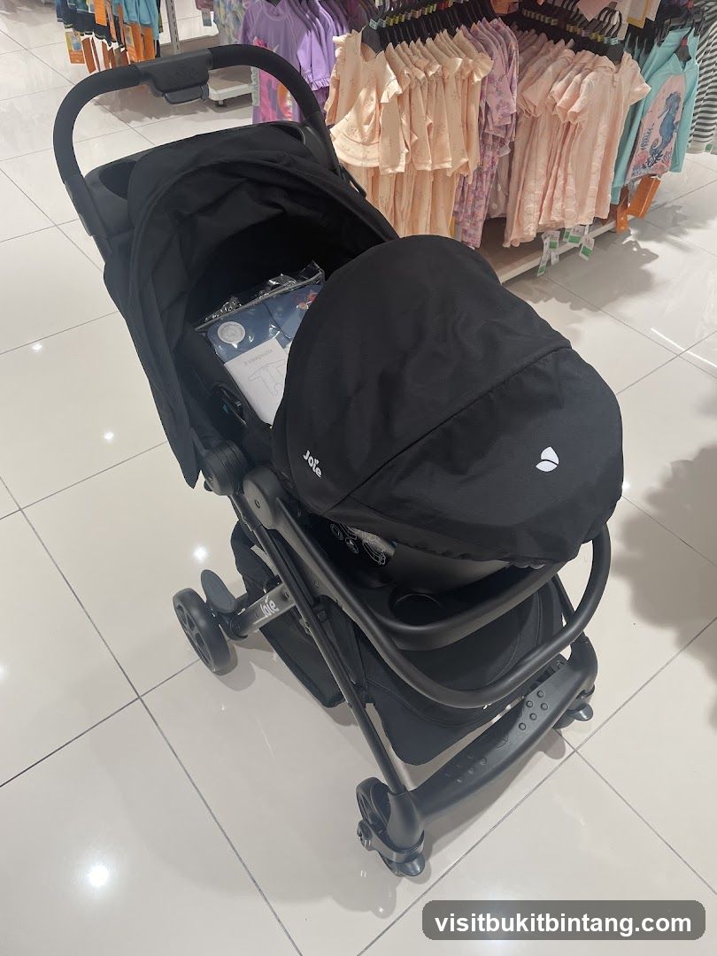 Black Stroller in Store