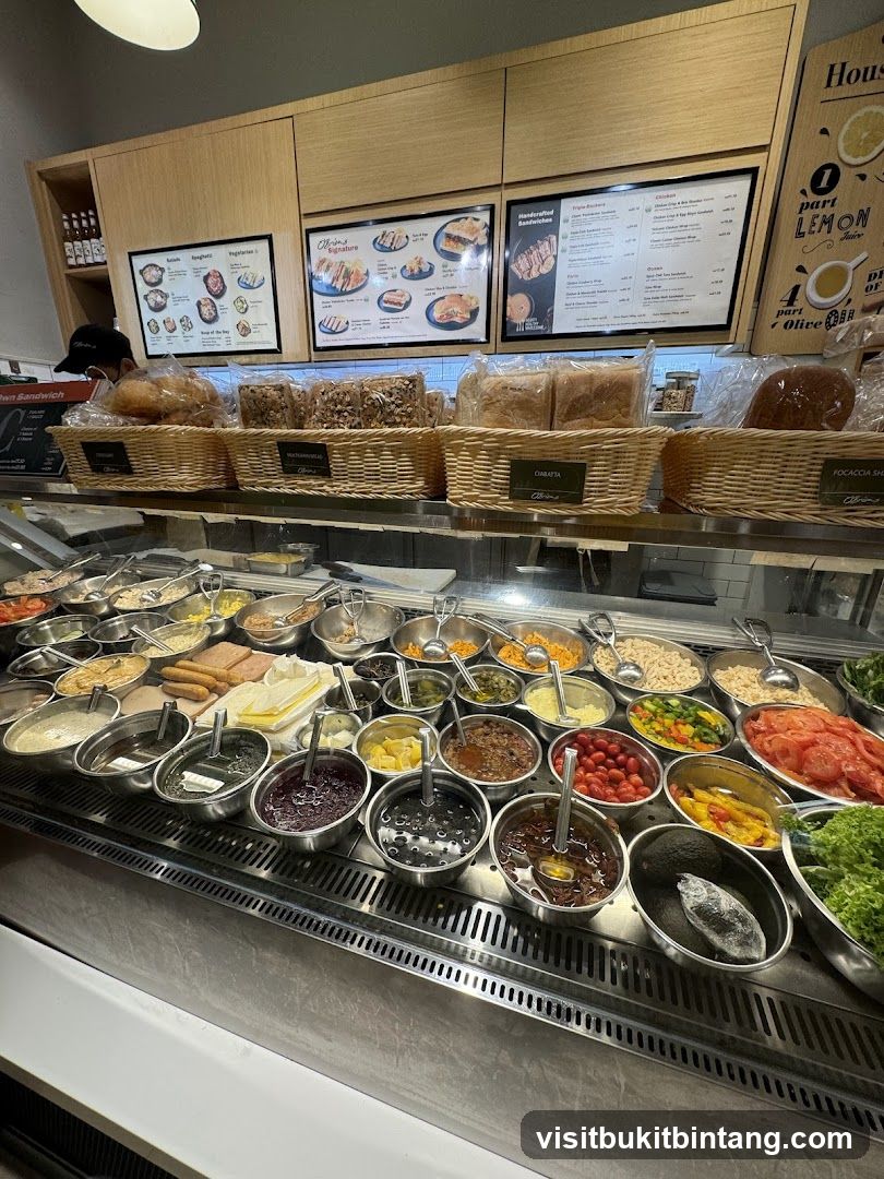 Deli Counter with Salads and Breads
