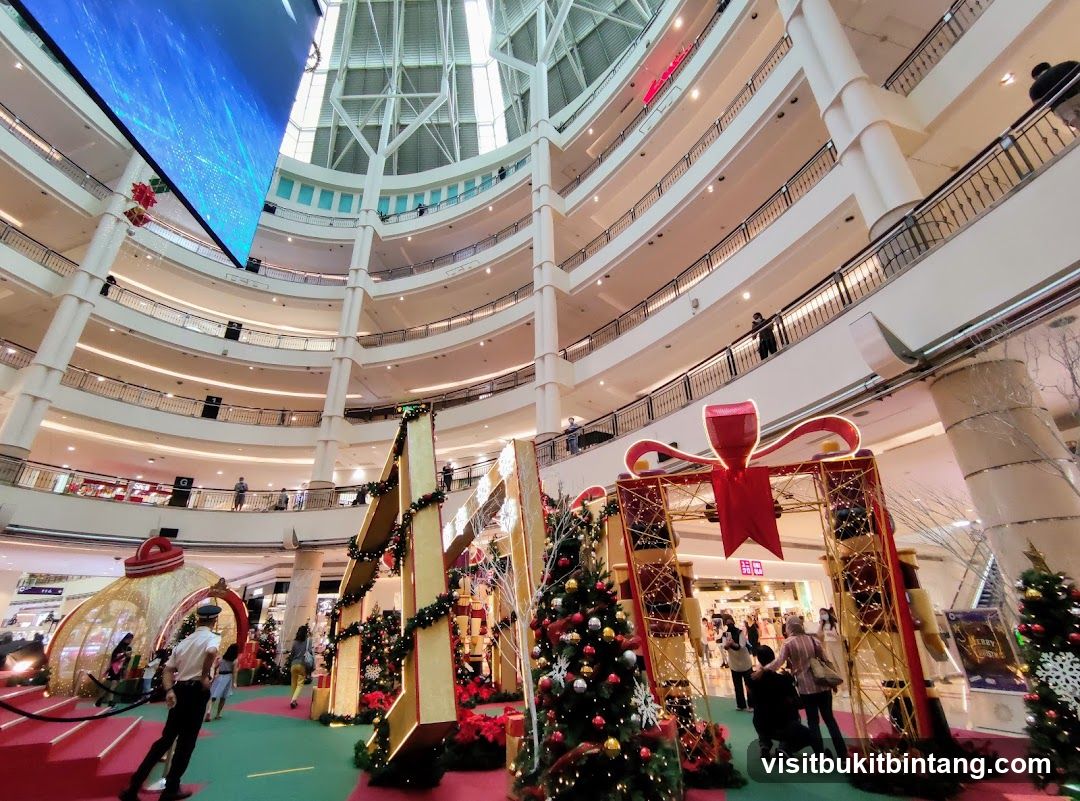 Christmas Decorations in a Mall