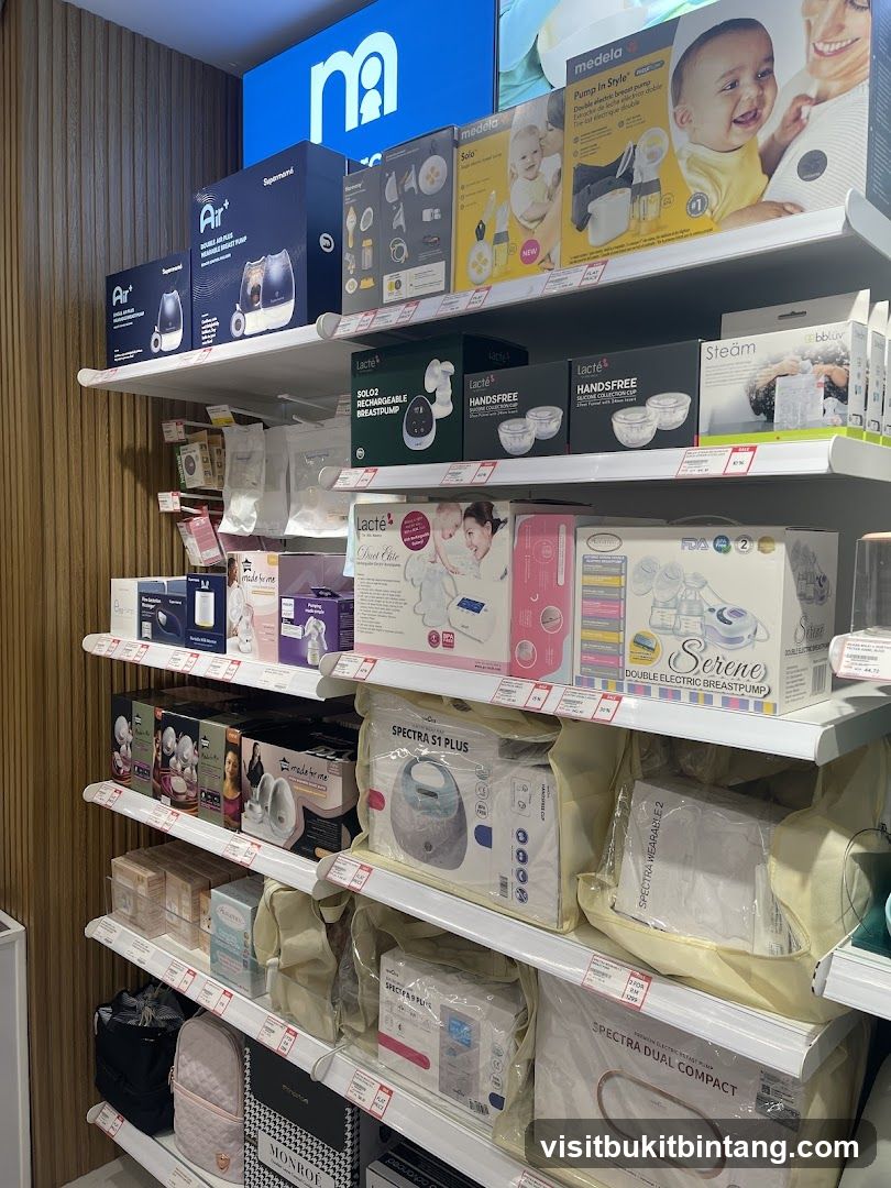 Baby Product Store Shelves