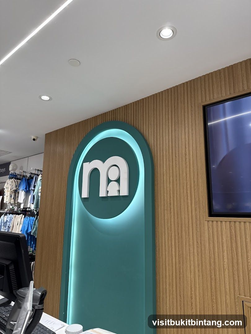 Store Interior with Logo