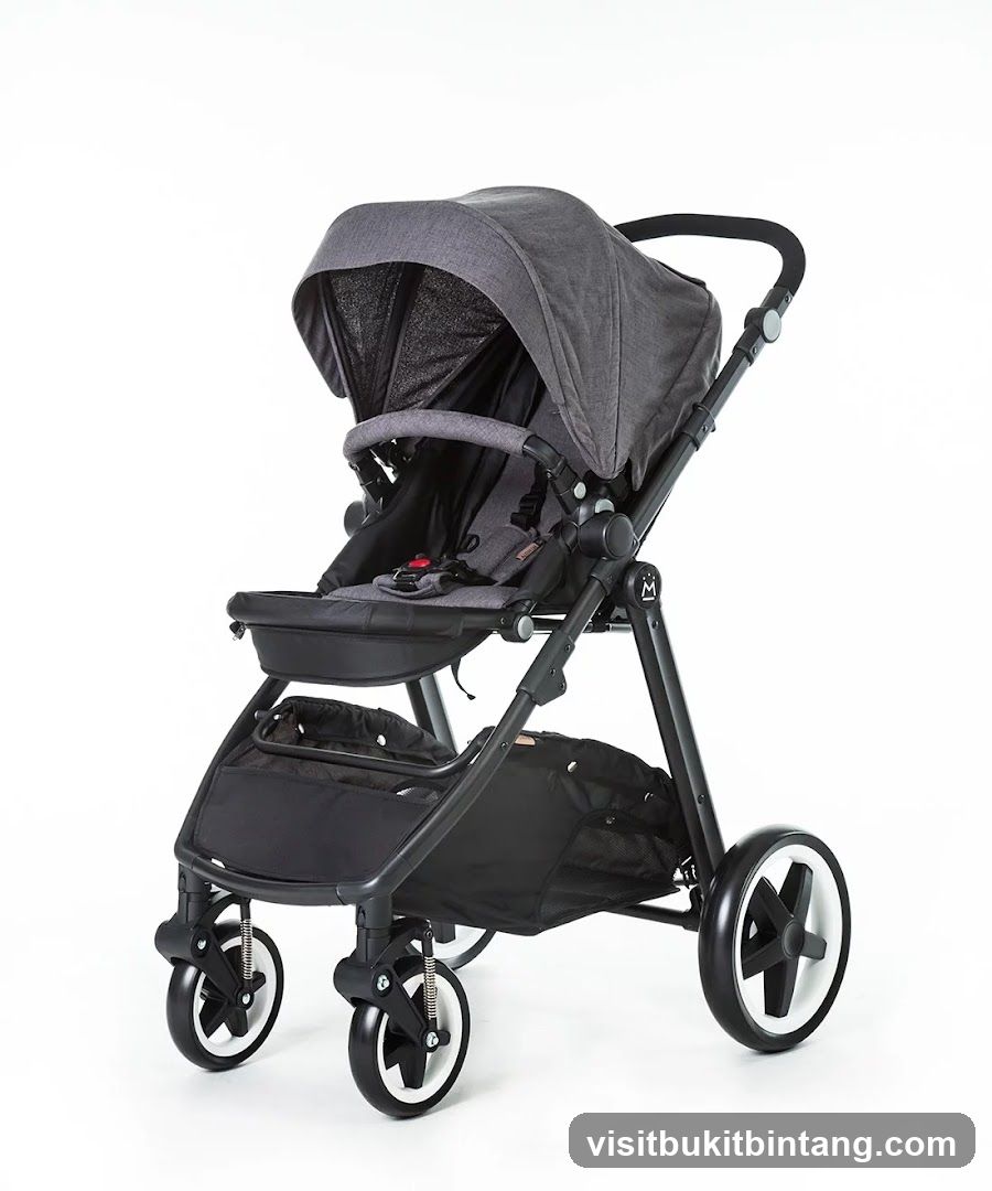 Gray stroller