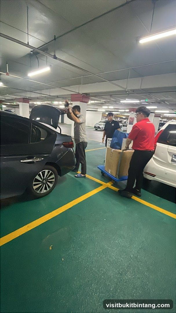 Loading Items into Car