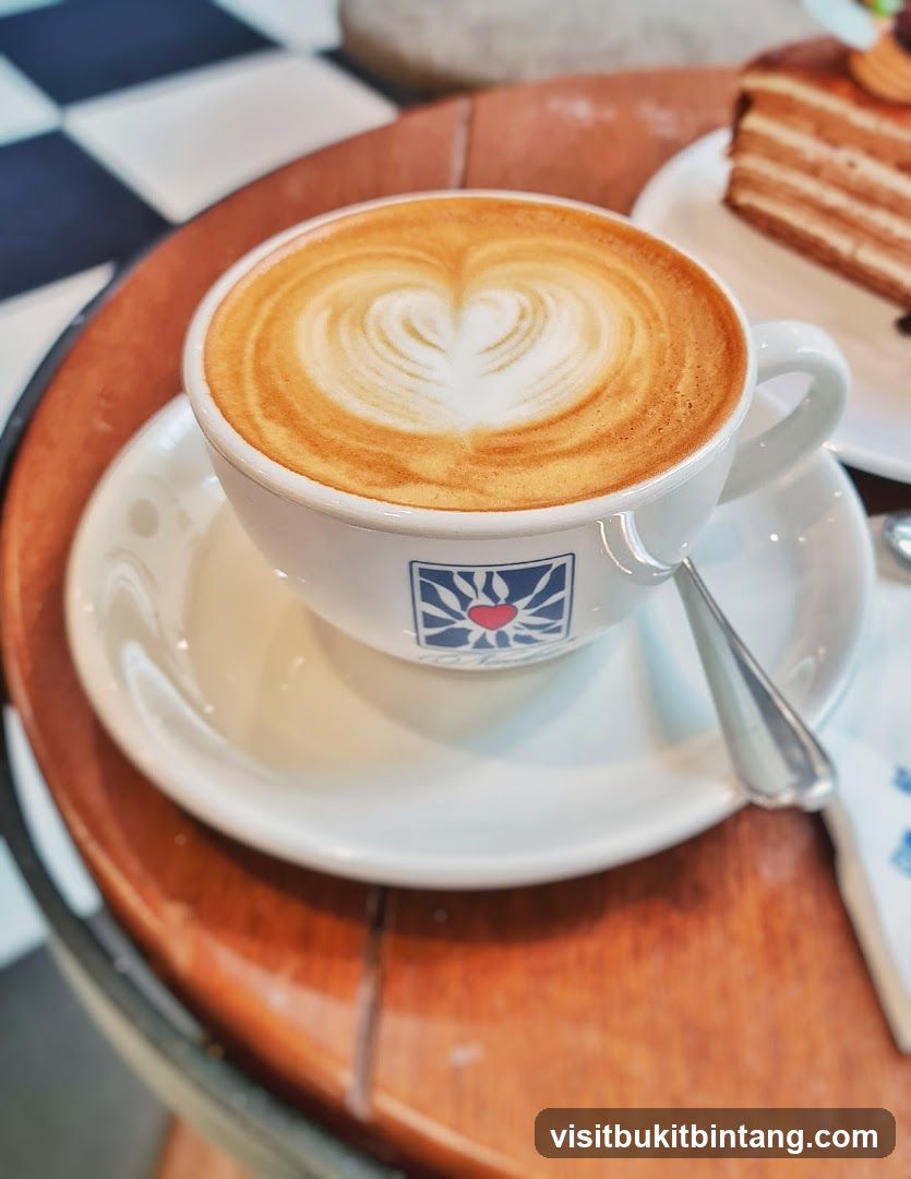 Latte with Heart Art