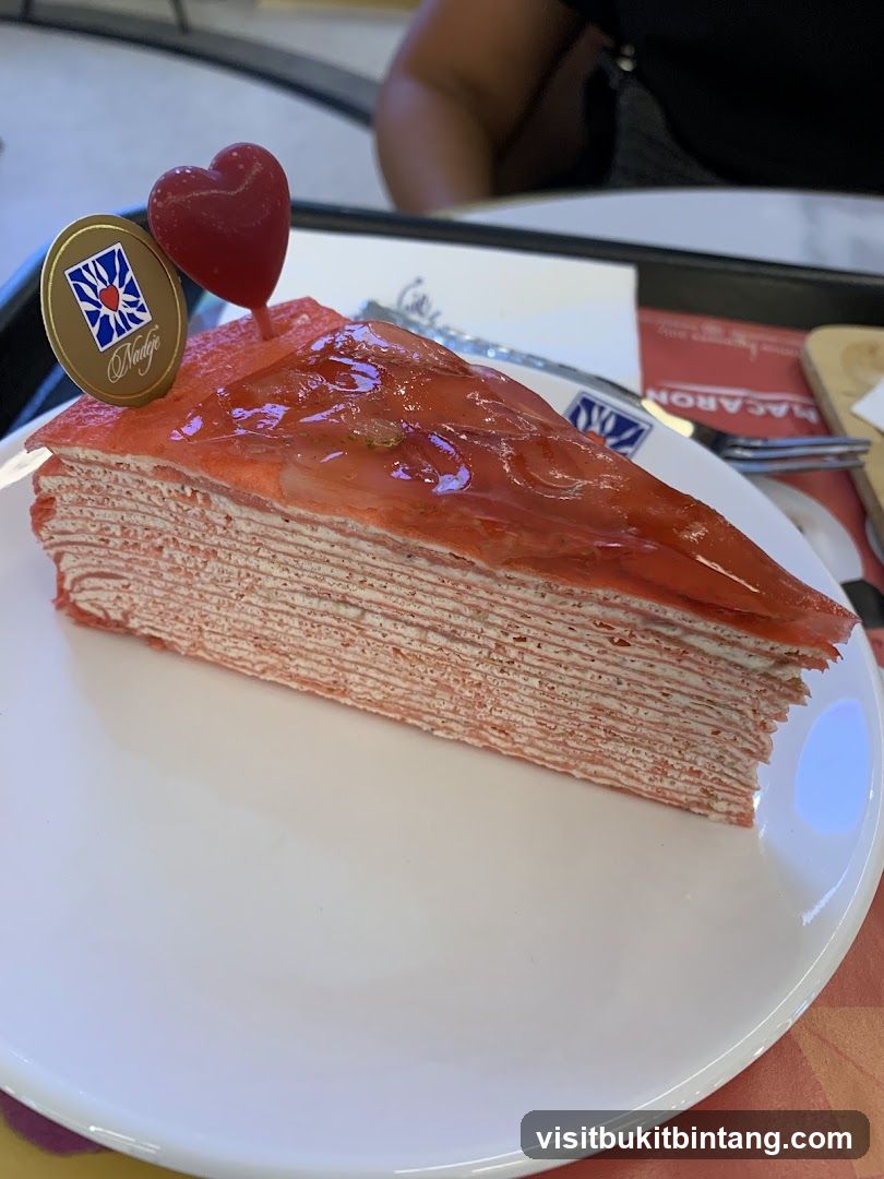 Strawberry Mille Crepe Cake