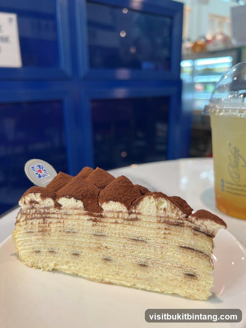 Slice of Tiramisu Cake