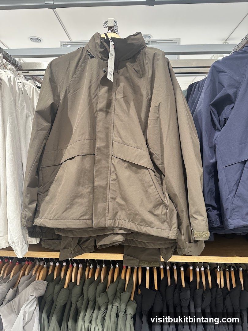 Jackets on display