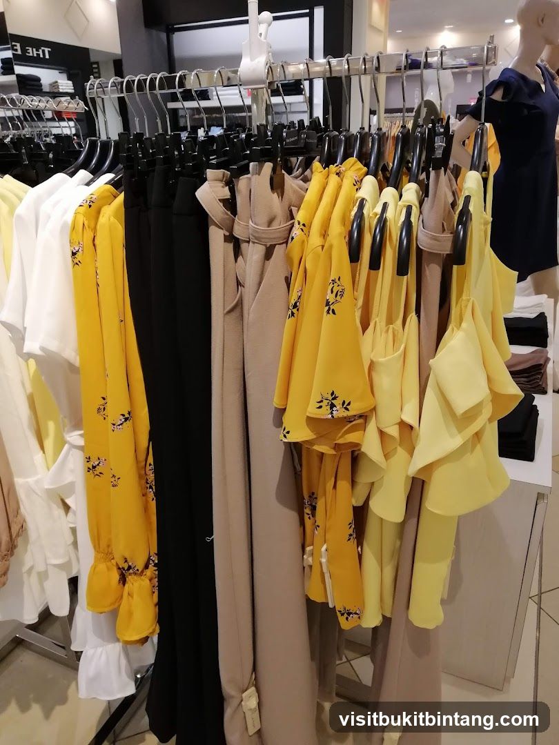 Clothing Racks in a Store
