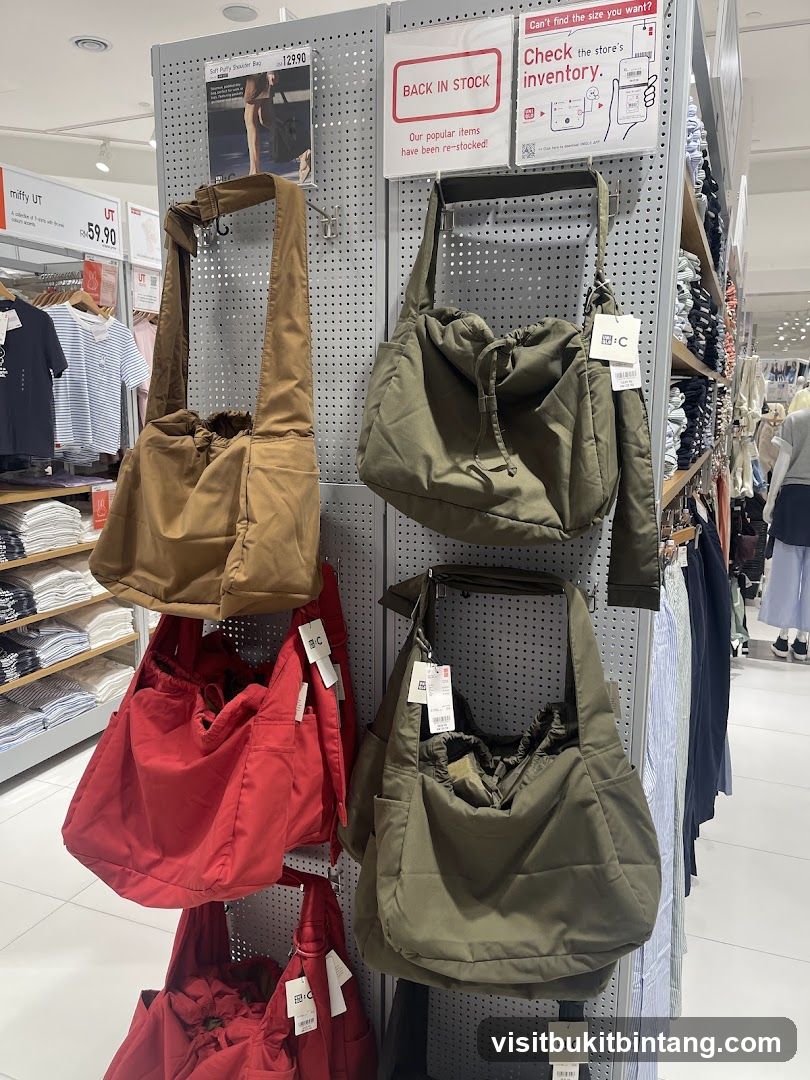 Bags on Display