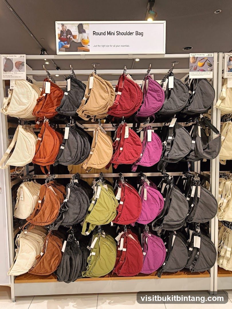 Round Mini Shoulder Bag Display