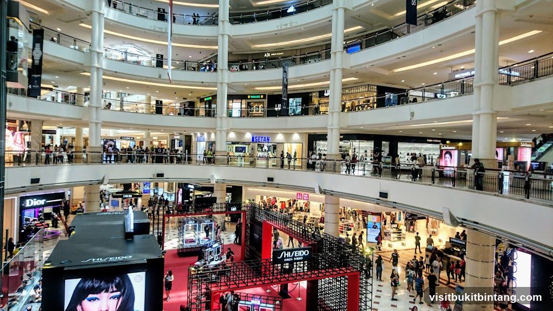 Busy Shopping Mall Interior