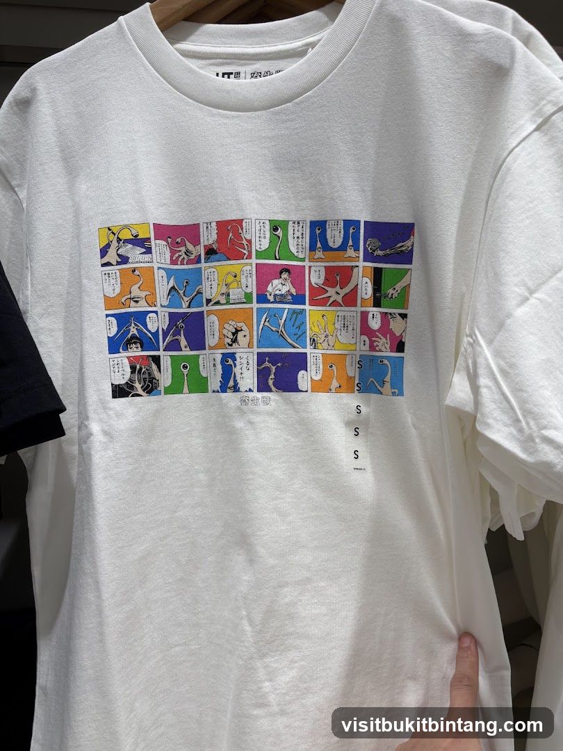 T-shirt with Comic Panel Design