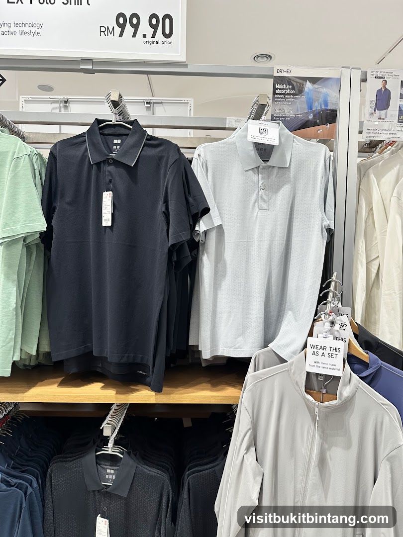 Polo Shirts Display