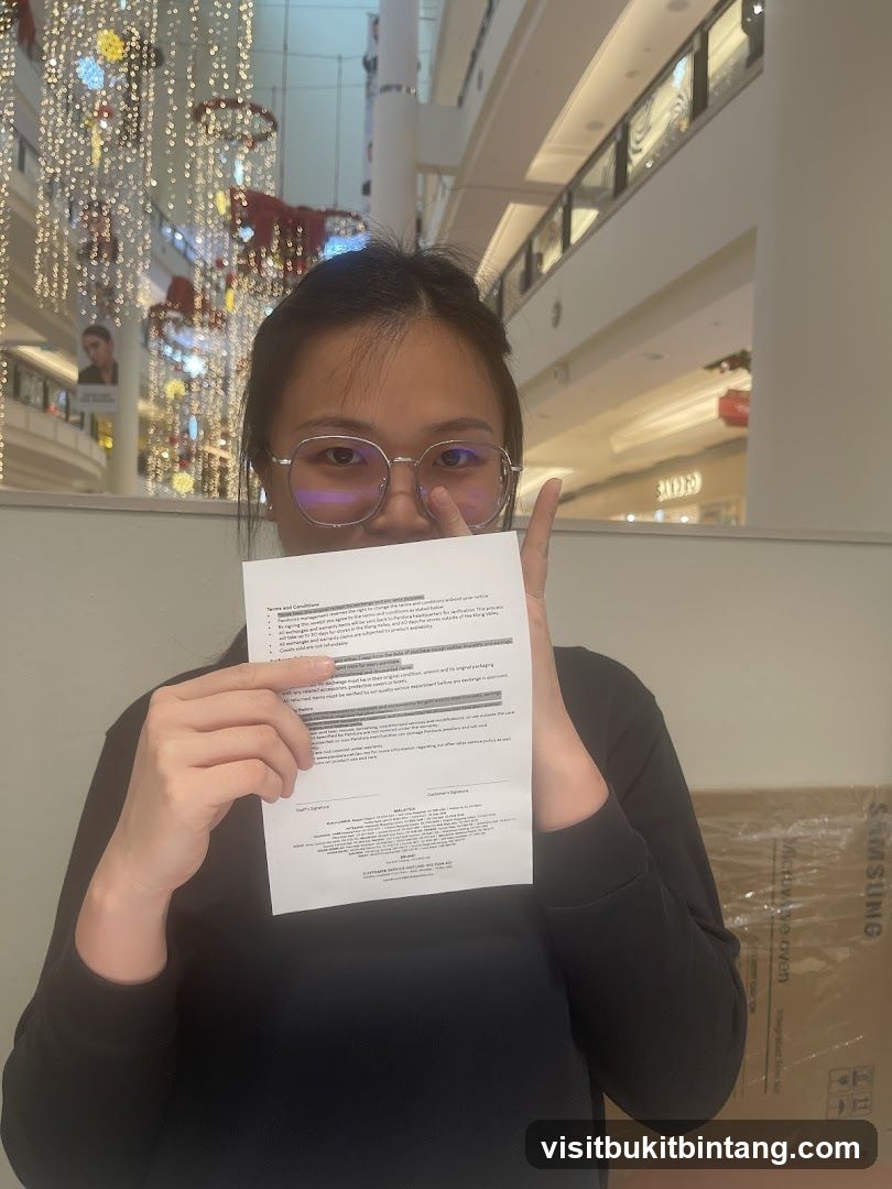 Woman Holding a Document