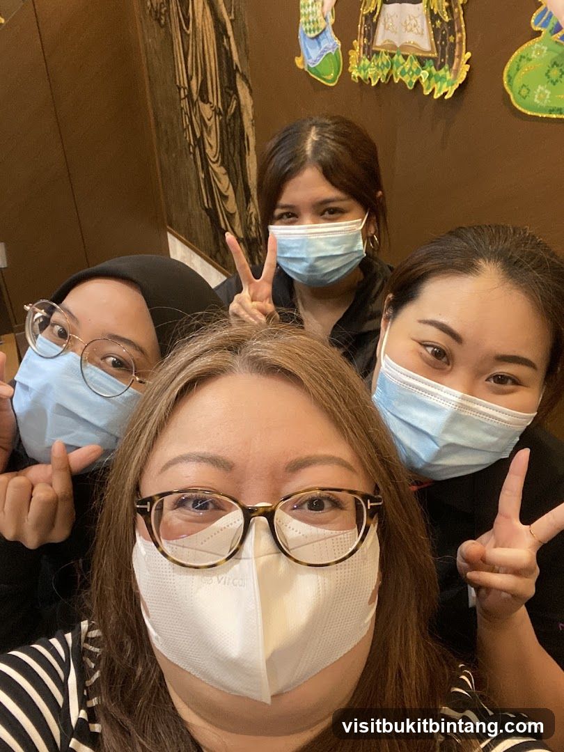 Four women taking a selfie