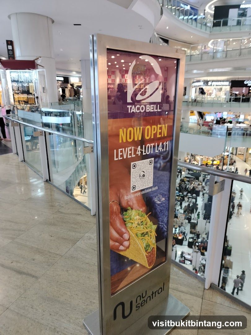 Taco Bell Now Open Sign