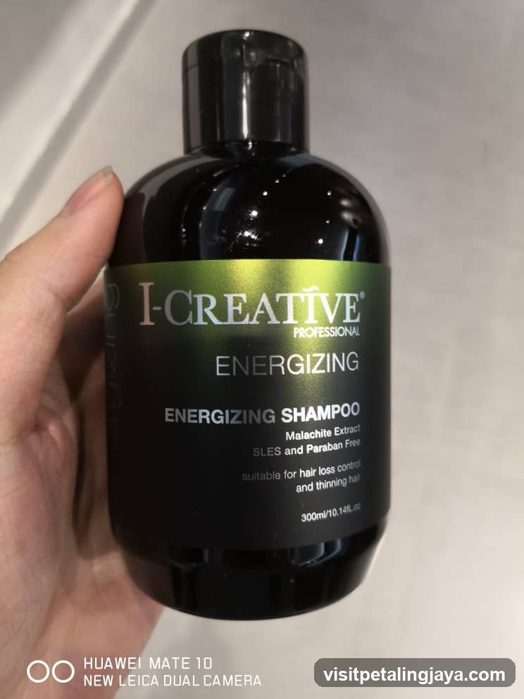 I-Creative Professional Energizing Shampoo Bottle