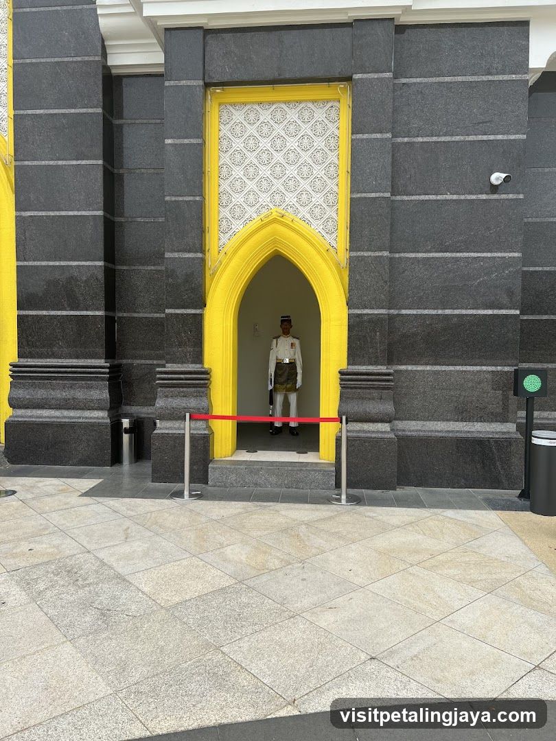Guard at Entrance