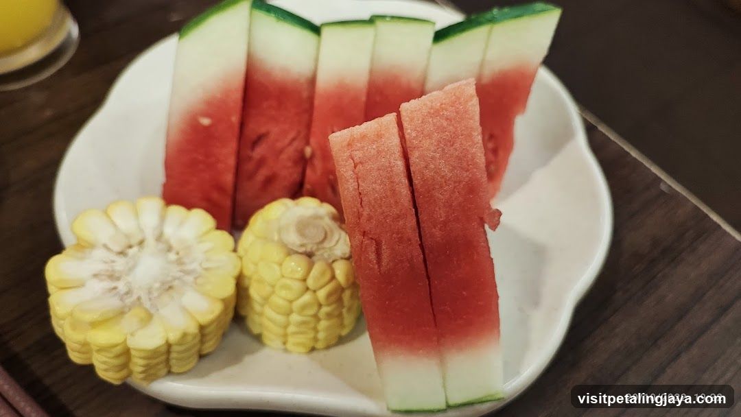 Fruit and Corn Platter