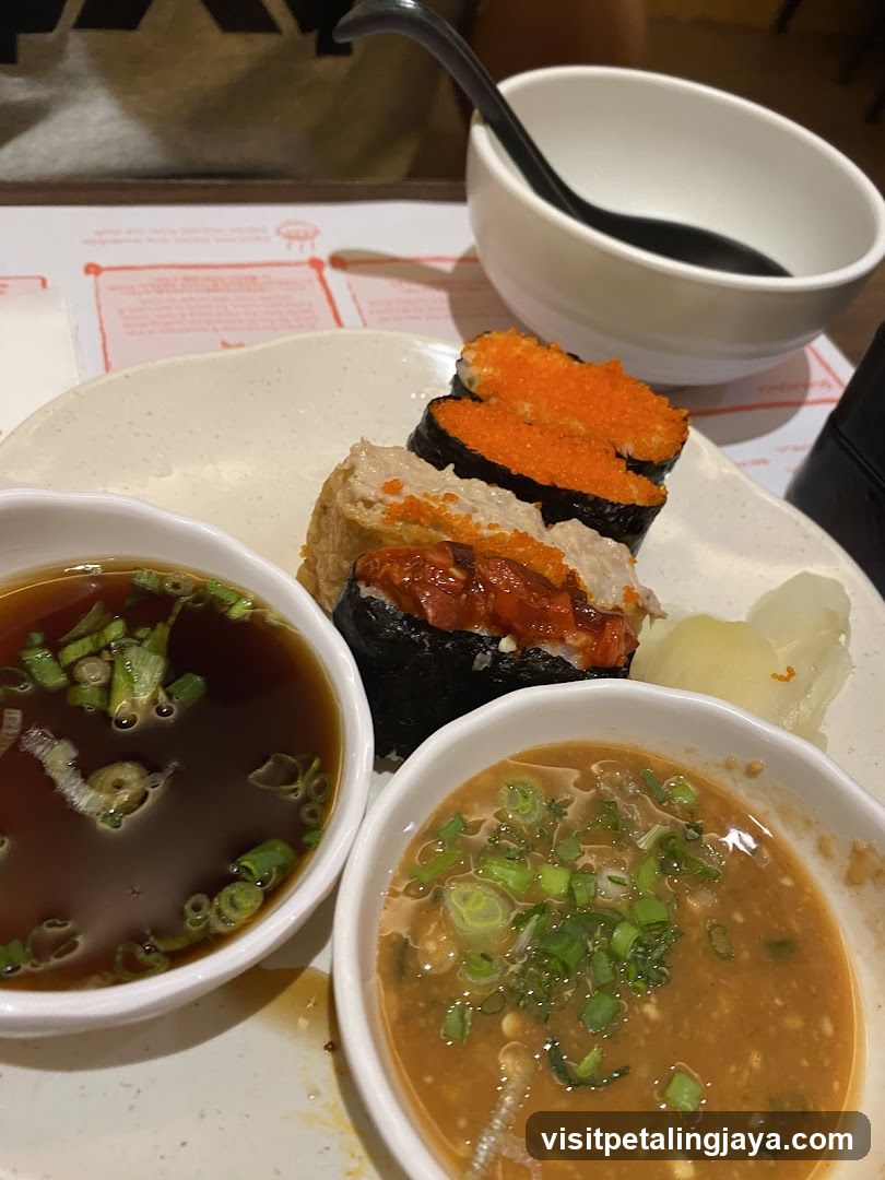 Sushi and Soup Dishes