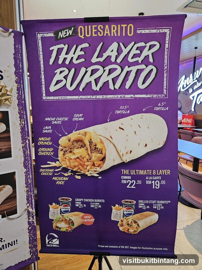 Taco Bell Layer Burrito Advertisement