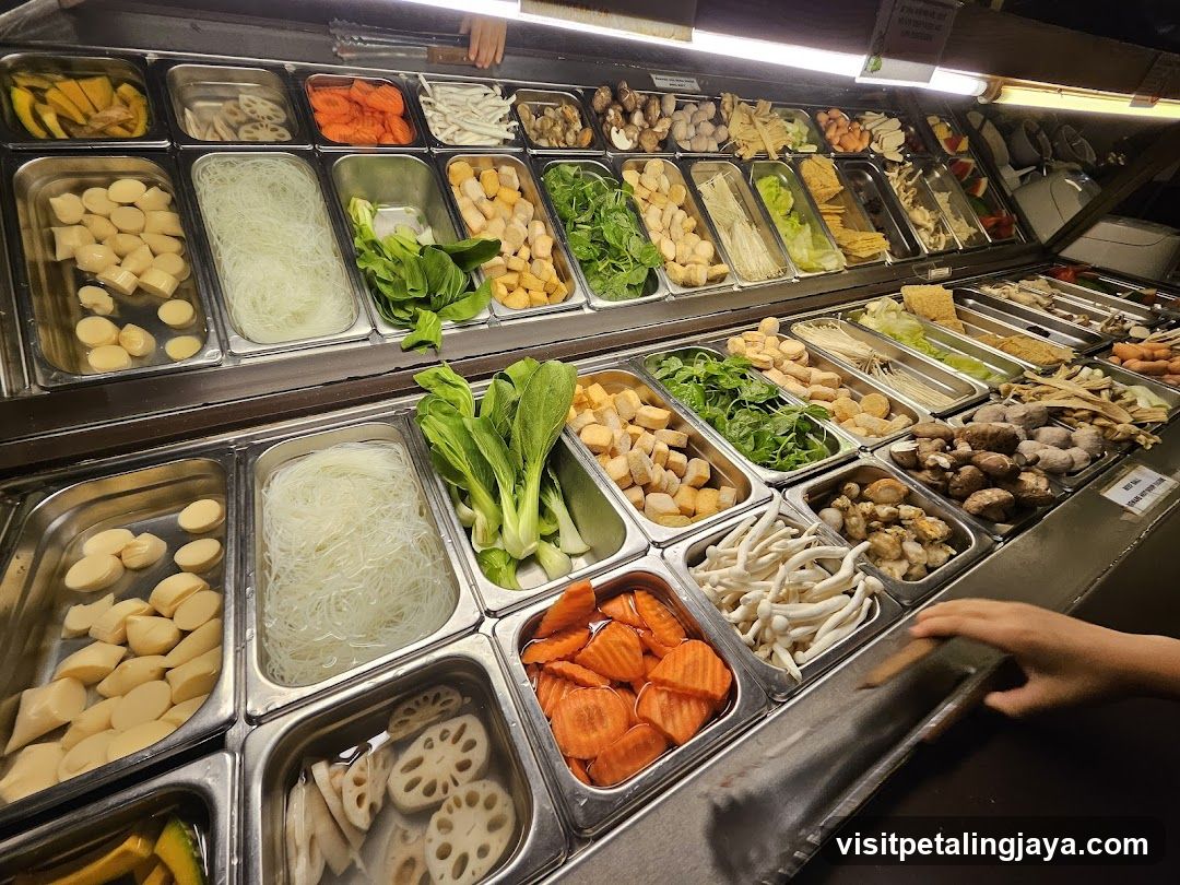 Hot Pot Ingredient Display