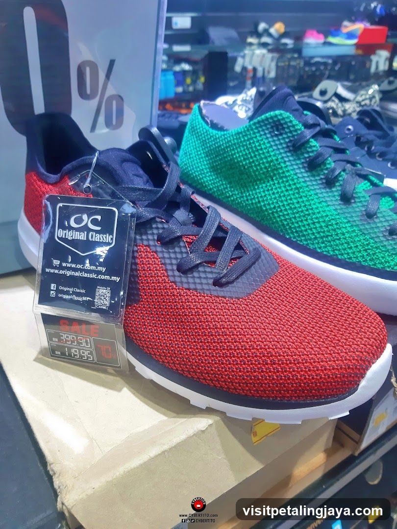 Original Classic Sneakers Display