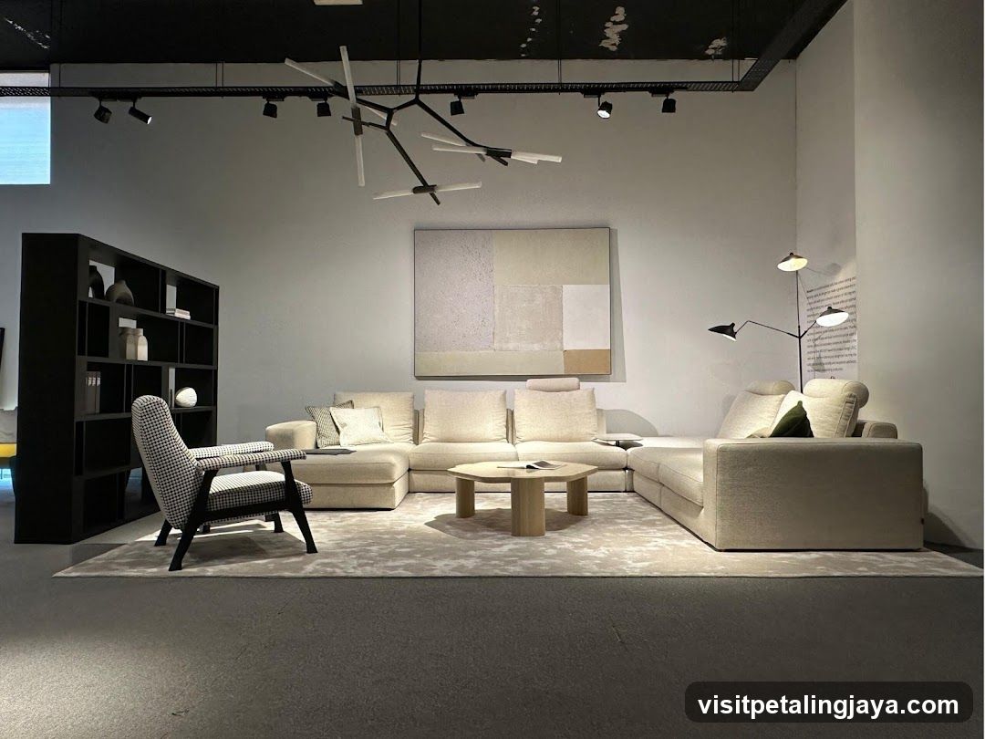 Modern Living Room Display