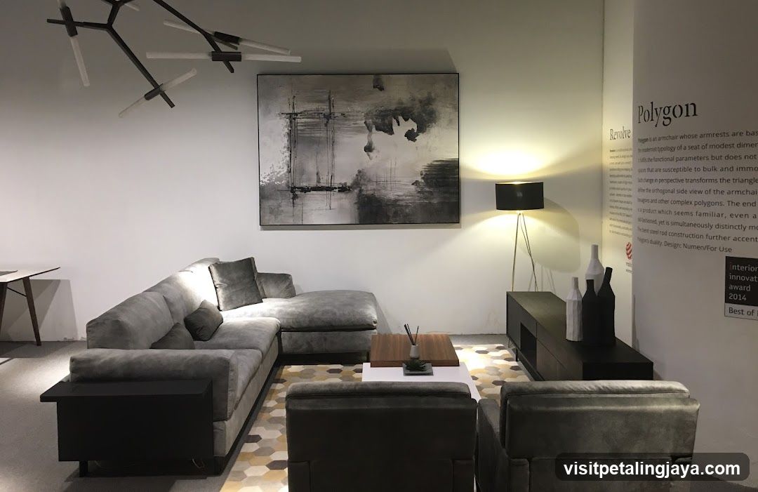 Modern Living Room Display