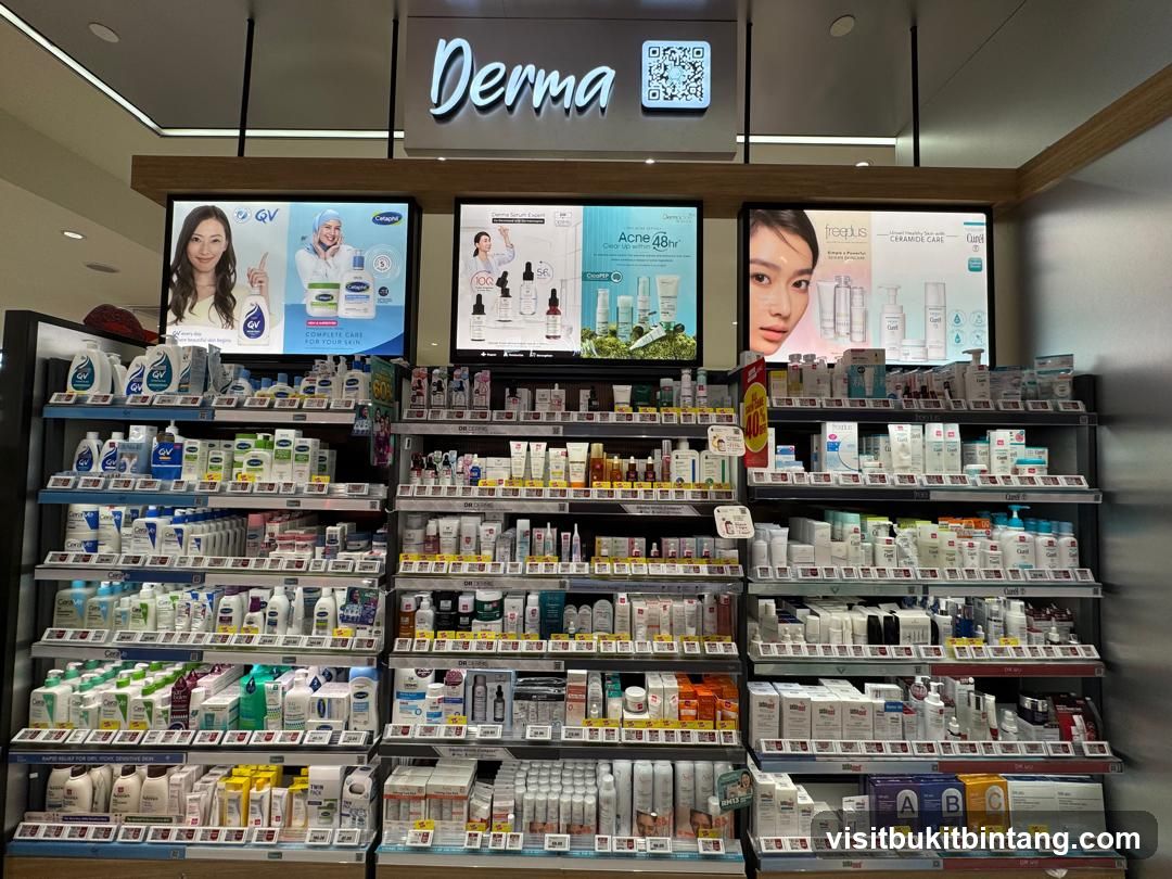Skincare Products Display