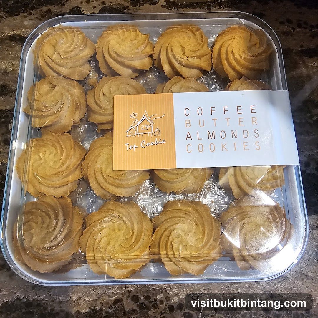 Coffee Butter Almond Cookies