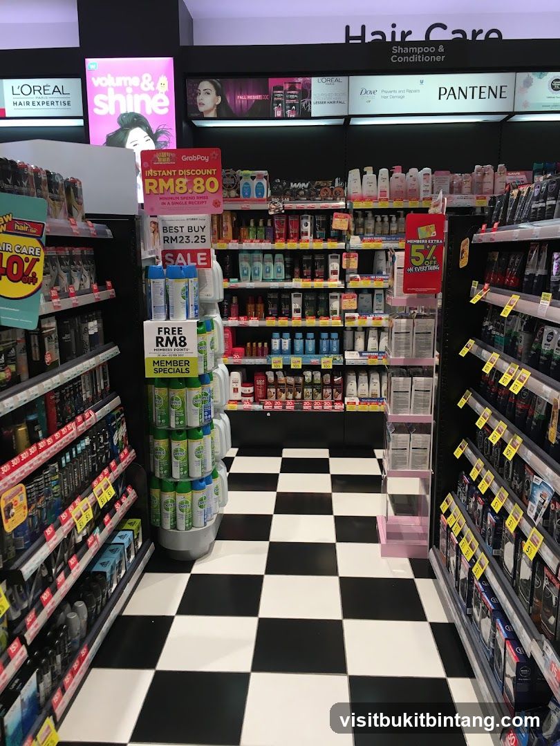 Hair Care Products Aisle