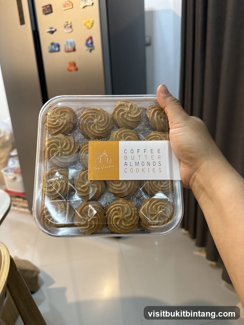Coffee Butter Almond Cookies