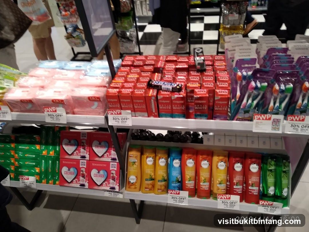 Health and Beauty Products Display
