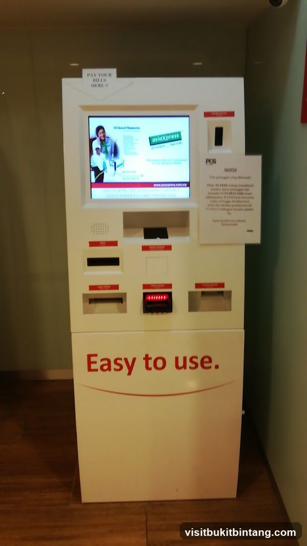 Self-service payment kiosk