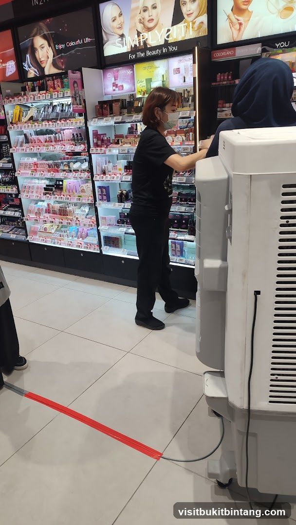 Cosmetics store interior