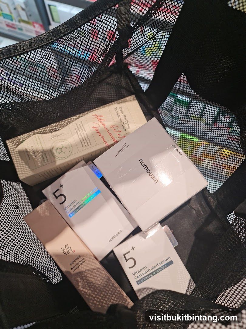 Skincare Products in a Bag