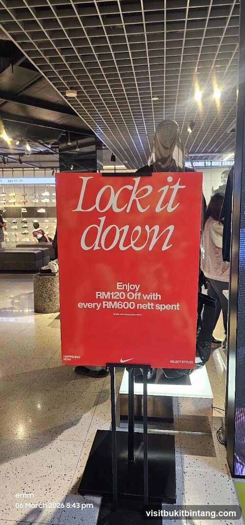 Nike Promotion Sign