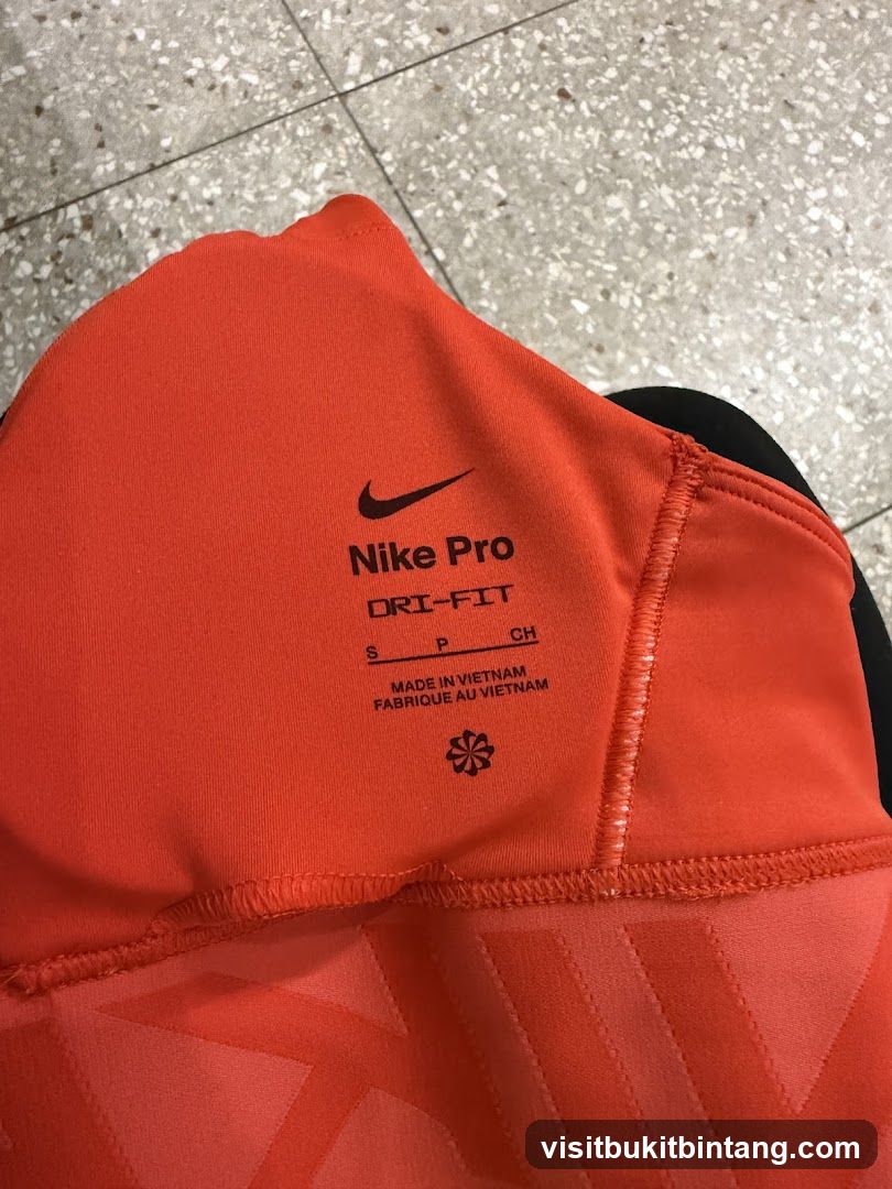 Nike Pro Clothing Tag