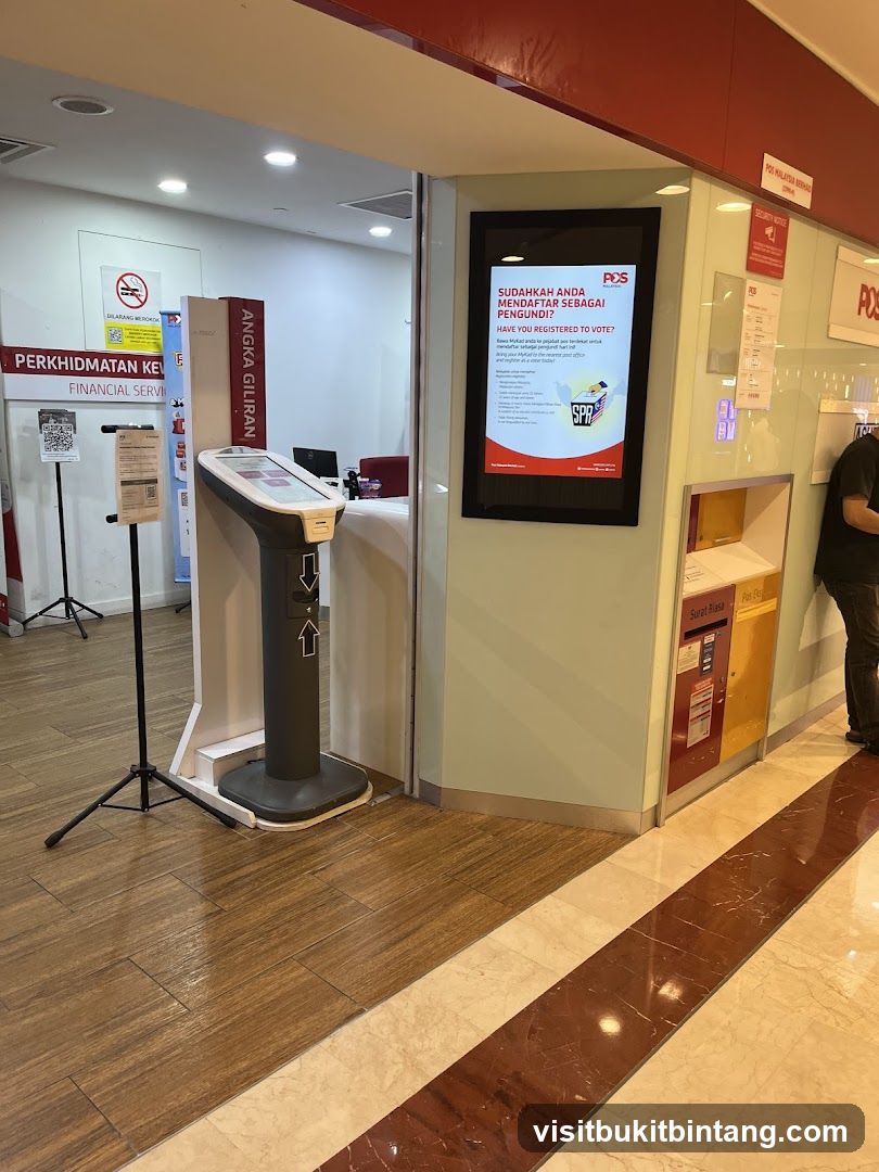 POS Malaysia Counter