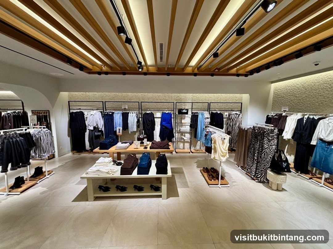 Clothing store interior