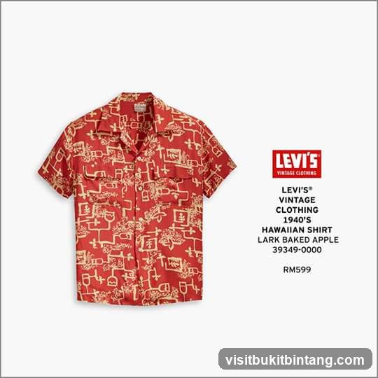 Levi's Vintage Clothing Hawaiian Shirt