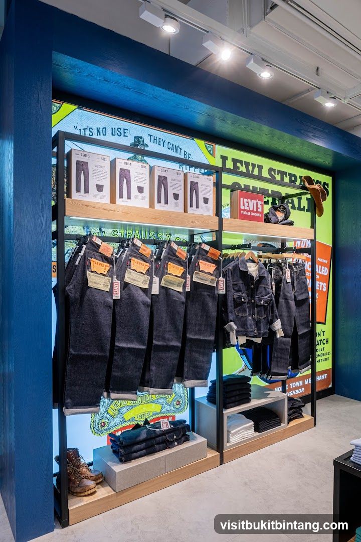 Levi's Vintage Clothing Display
