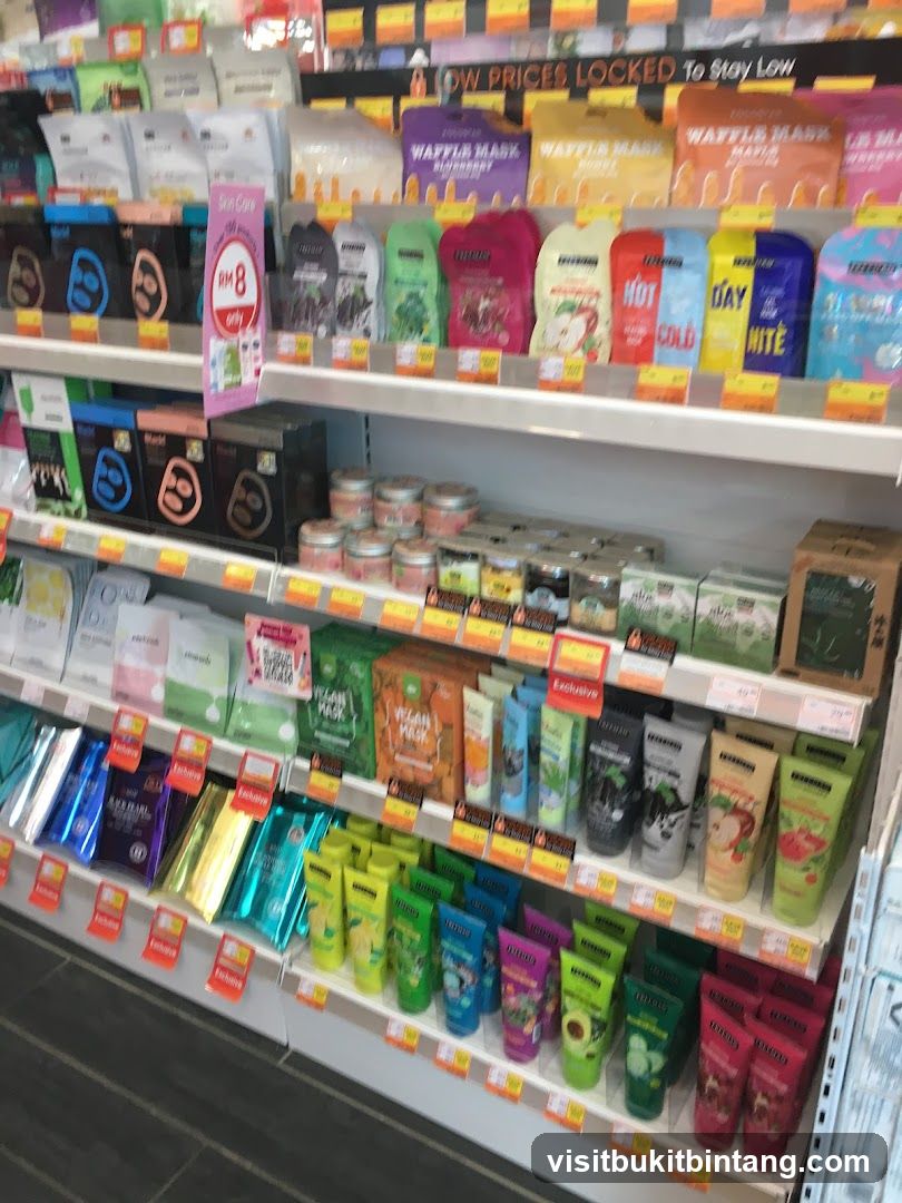 Skincare Products on Shelves