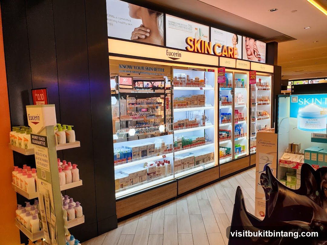 Skincare Products Display