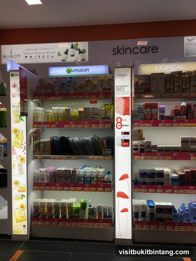 Skincare Products Display