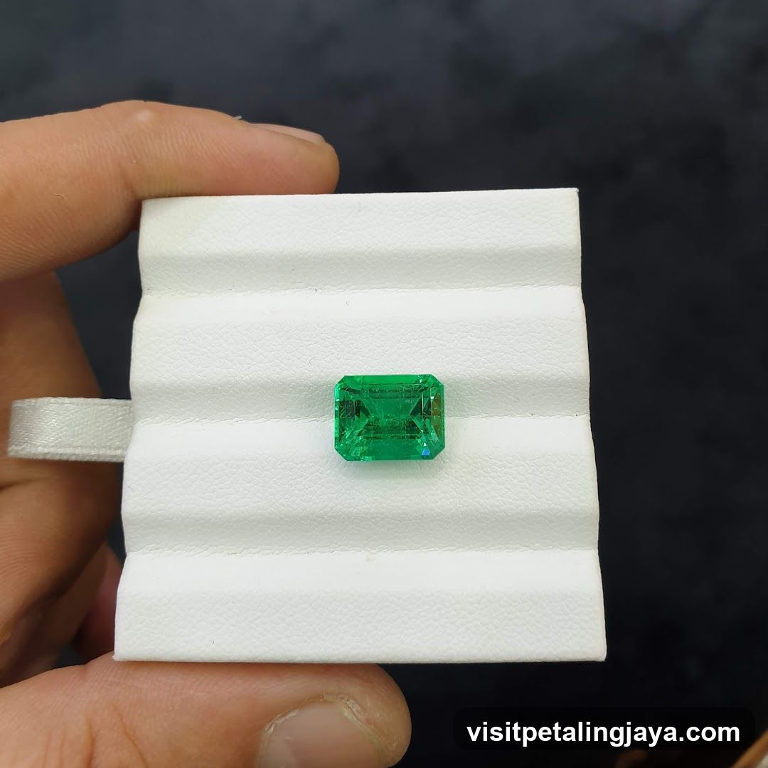 Emerald Gemstone Display