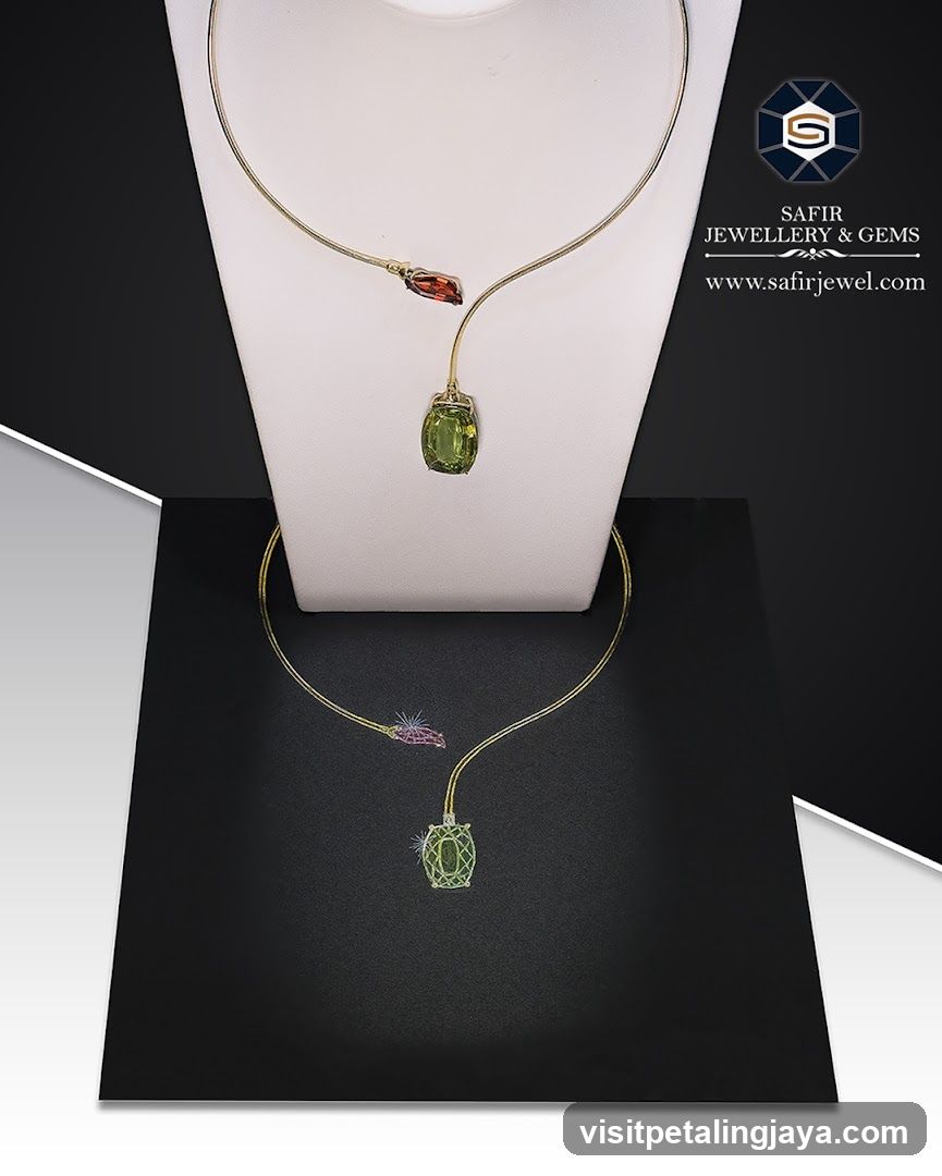 Safir Jewellery & Gems Necklace Display