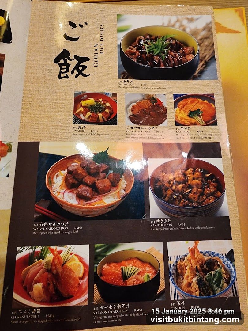 GOHAN RICE DISHES